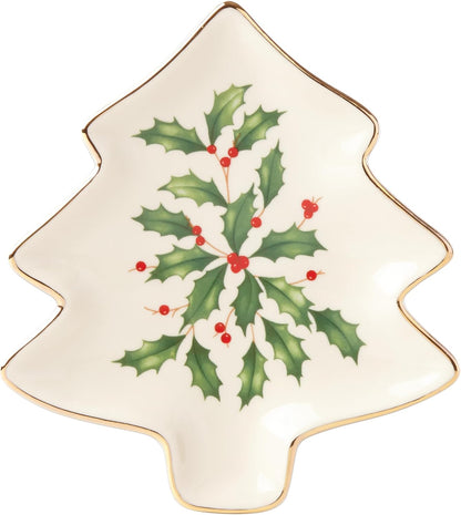 Hosting the Holidays Christmas Cheese Plate and Knife Set