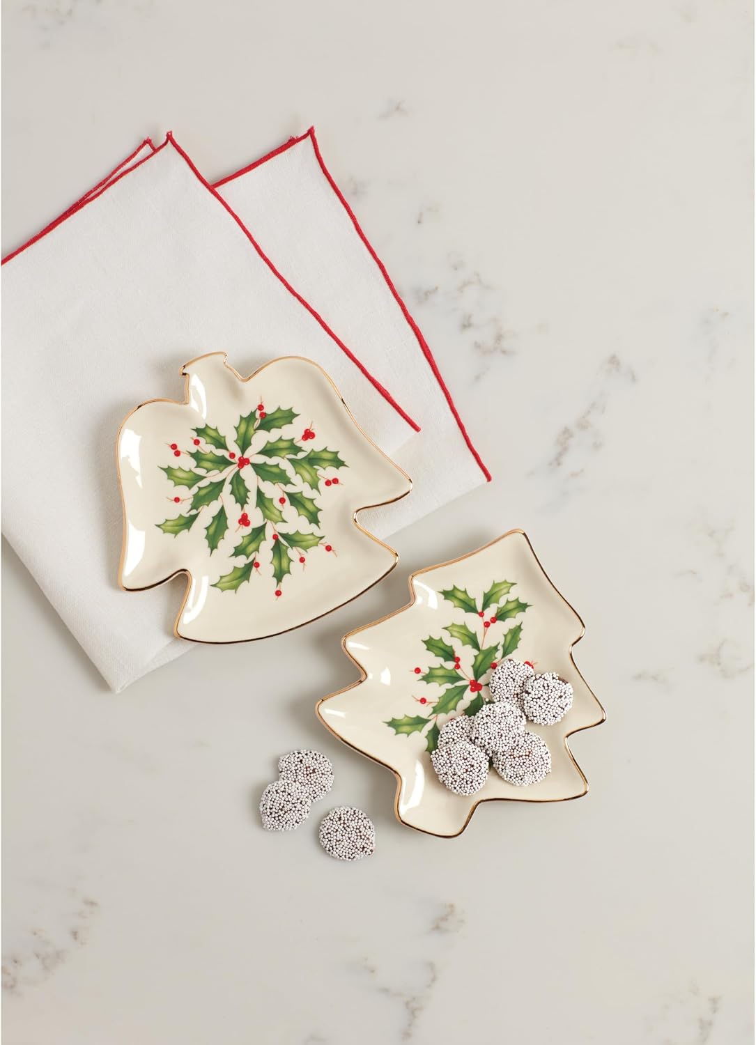 Hosting the Holidays Christmas Cheese Plate and Knife Set