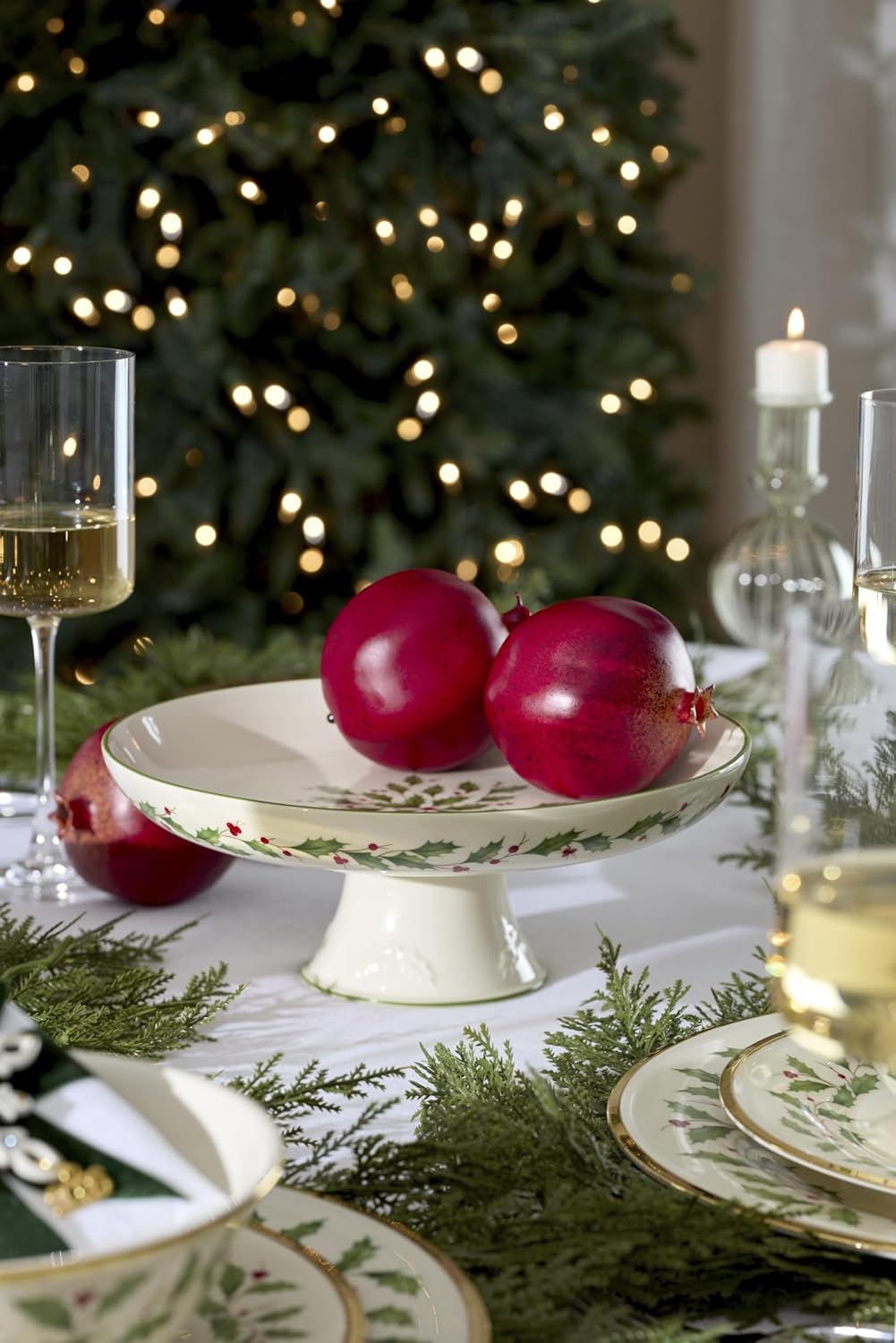 Hosting the Holidays Christmas Cheese Plate and Knife Set