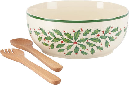 Hosting the Holidays Christmas Cheese Plate and Knife Set