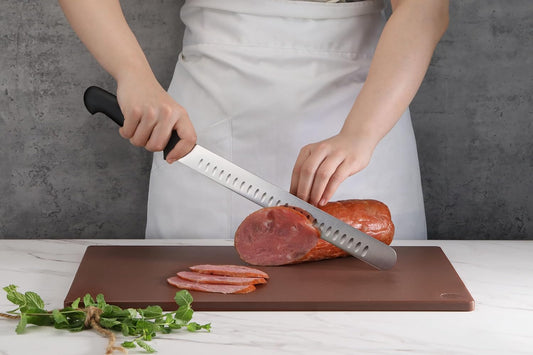 Essential 12-Inch Fine Edge Slicing Knife, German Steel