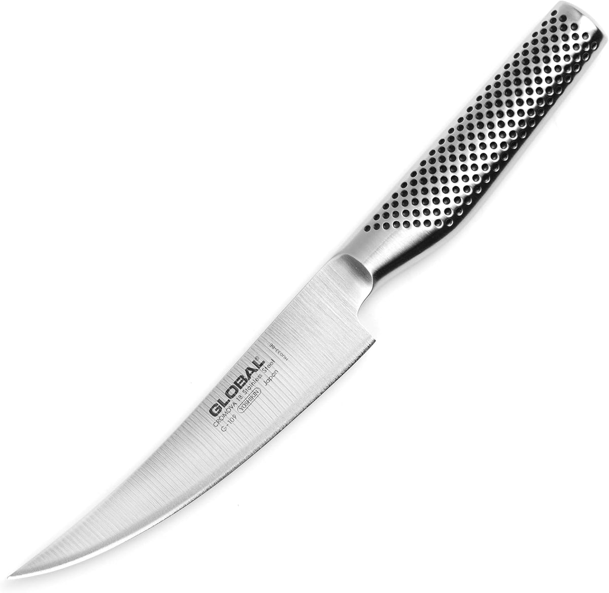 Global Model X 6" Curved Boning Knife - Made in Japan - Meat Trimming & Fish Fillet Knife