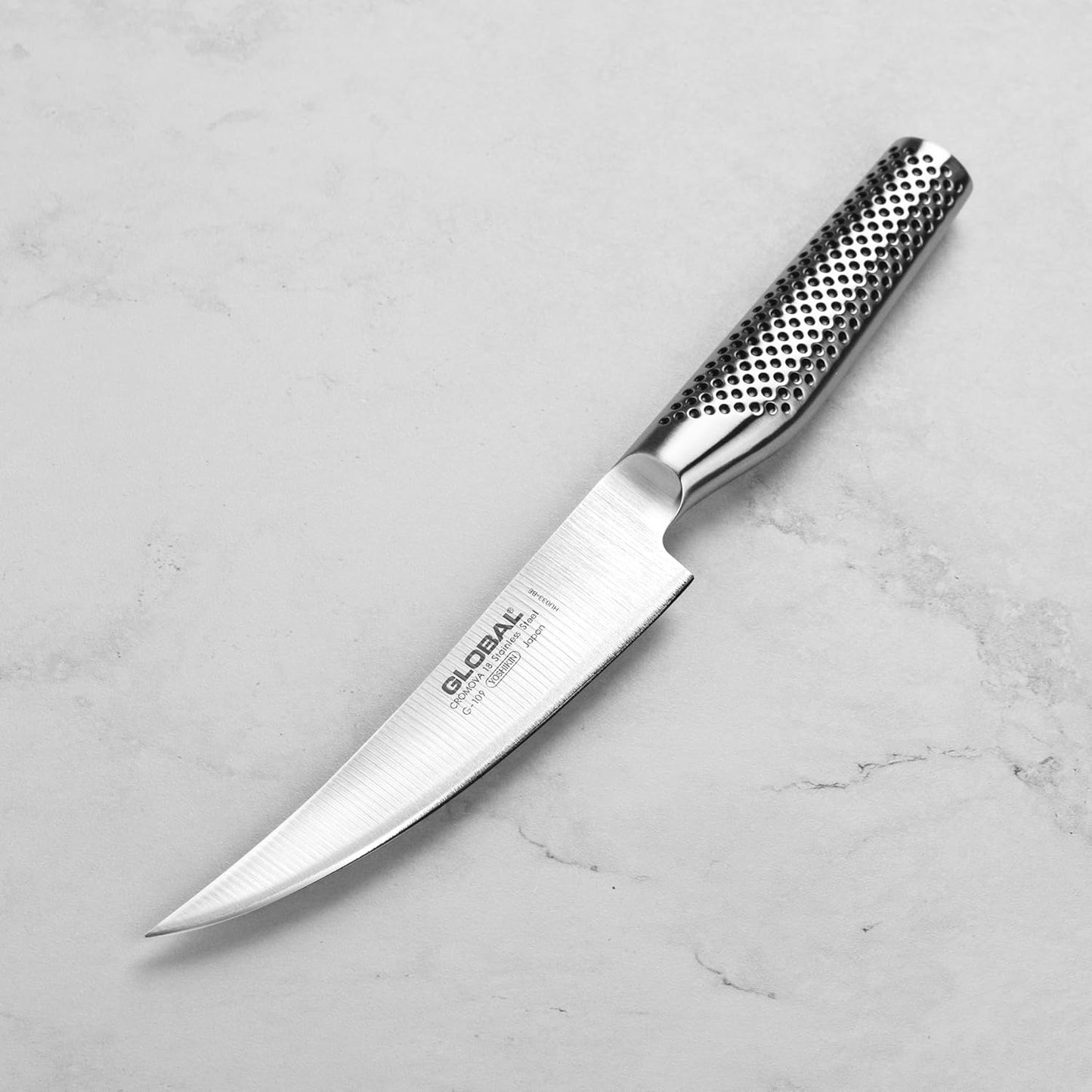 Global Model X 6" Curved Boning Knife - Made in Japan - Meat Trimming & Fish Fillet Knife