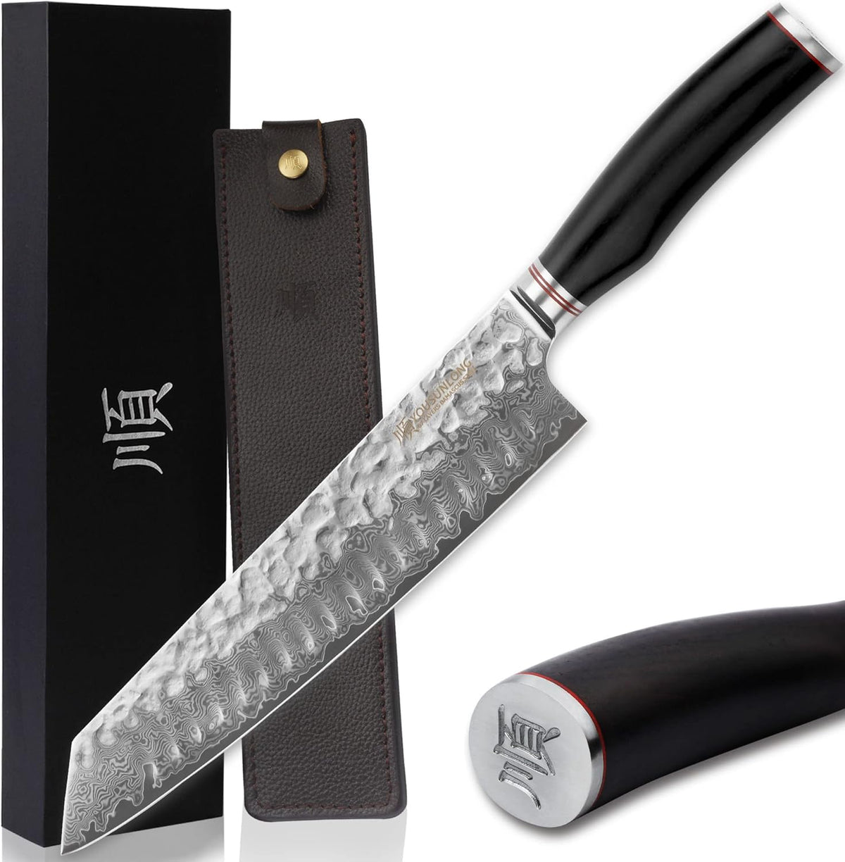 10" Kiritsuke Chef Knife - Damascus Slicer