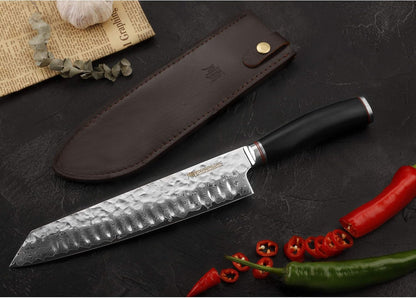10" Kiritsuke Chef Knife - Damascus Slicer