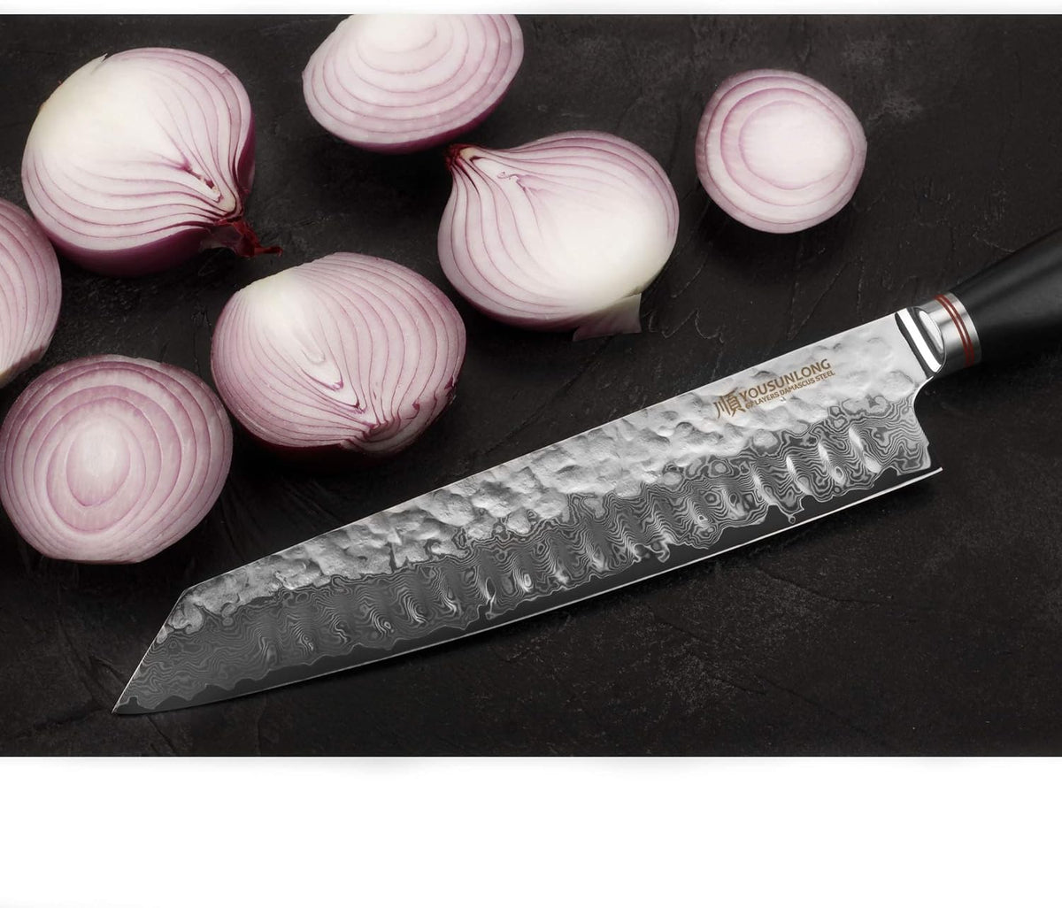 10" Kiritsuke Chef Knife - Damascus Slicer