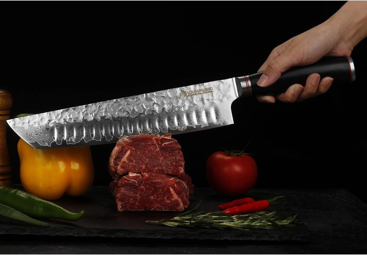 10" Kiritsuke Chef Knife - Damascus Slicer