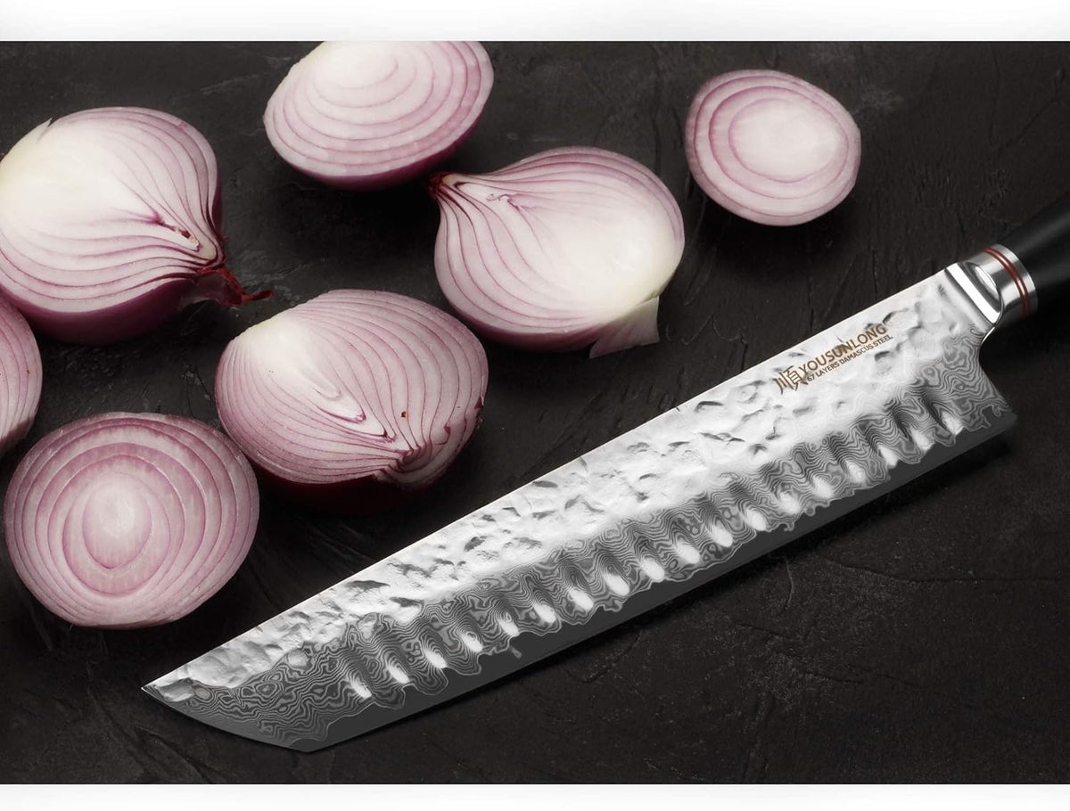 10" Kiritsuke Chef Knife - Damascus Slicer