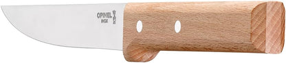 Parallele Trio Set of 3 Kitchen Knives - Chef, Carving, Paring Knife Trio Box Set, High Carbon Stainless Steel Blades, Sustainably Sourced Wood Handles, Made in France (Olivewood)