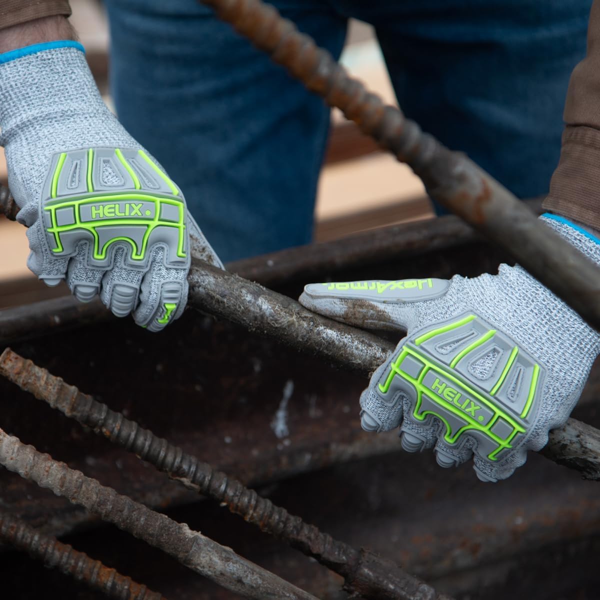 General-Purpose | Abrasion and Cut-Resistant | Breathable | Safety Work Gloves | Helix Series