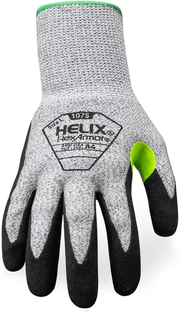 General-Purpose | Abrasion and Cut-Resistant | Breathable | Safety Work Gloves | Helix Series
