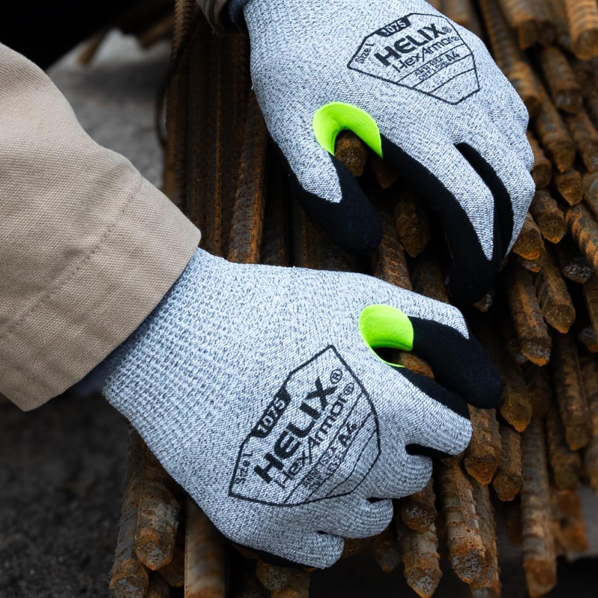General-Purpose | Abrasion and Cut-Resistant | Breathable | Safety Work Gloves | Helix Series
