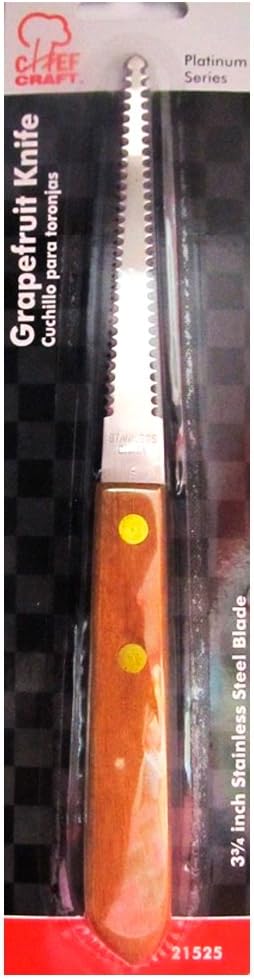 1 Stainless Steel Grapefruit Knife 3.75" Serated Edge Blade Dessert Cirtus Fruit