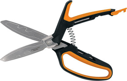 Pro 10" PowerArc Shop Shears, Heavy Duty Serrated Utility Scissors