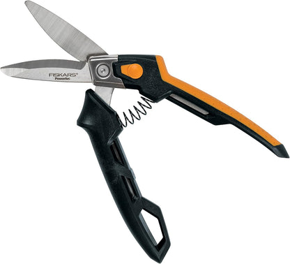 Pro 10" PowerArc Shop Shears, Heavy Duty Serrated Utility Scissors