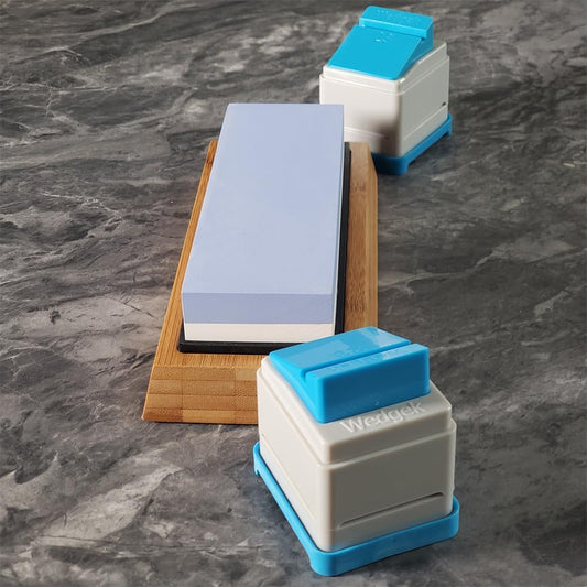 11°-23° and 24°-43° Combined, X-Large Angle Guides for Sharpening on Stone, Model LR5 by AngleGuide