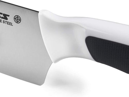 Cheese Knife – Stainless Steel Blade with Non-Stick Holes & Forked Tip for Serving – Cuts Soft, Semi-Soft & Firm Cheeses – Wheat Straw Handle, Dishwasher Safe, 5-Year Guarantee – 5"