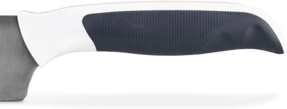 Cheese Knife – Stainless Steel Blade with Non-Stick Holes & Forked Tip for Serving – Cuts Soft, Semi-Soft & Firm Cheeses – Wheat Straw Handle, Dishwasher Safe, 5-Year Guarantee – 5"
