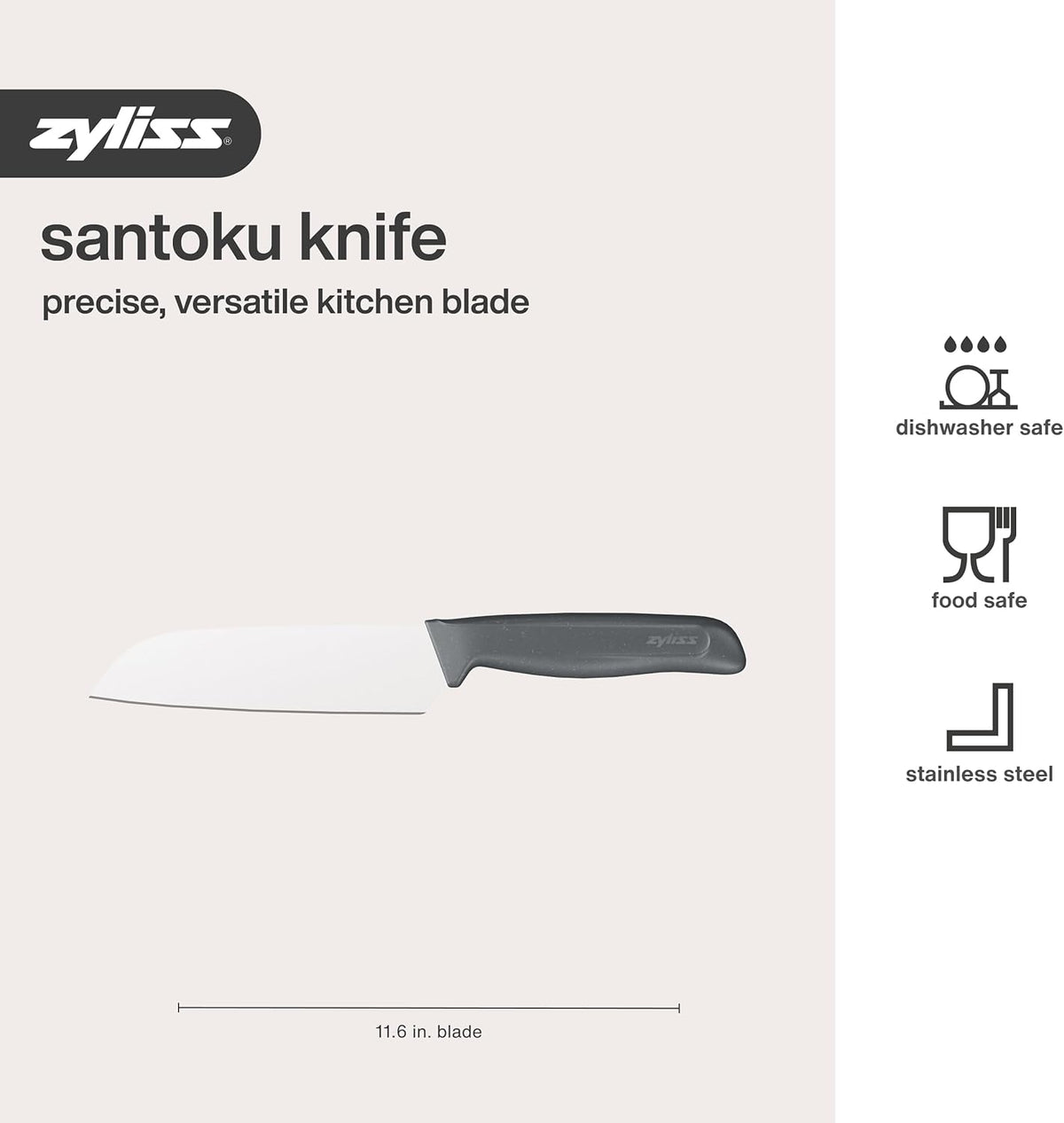 Cheese Knife – Stainless Steel Blade with Non-Stick Holes & Forked Tip for Serving – Cuts Soft, Semi-Soft & Firm Cheeses – Wheat Straw Handle, Dishwasher Safe, 5-Year Guarantee – 5"