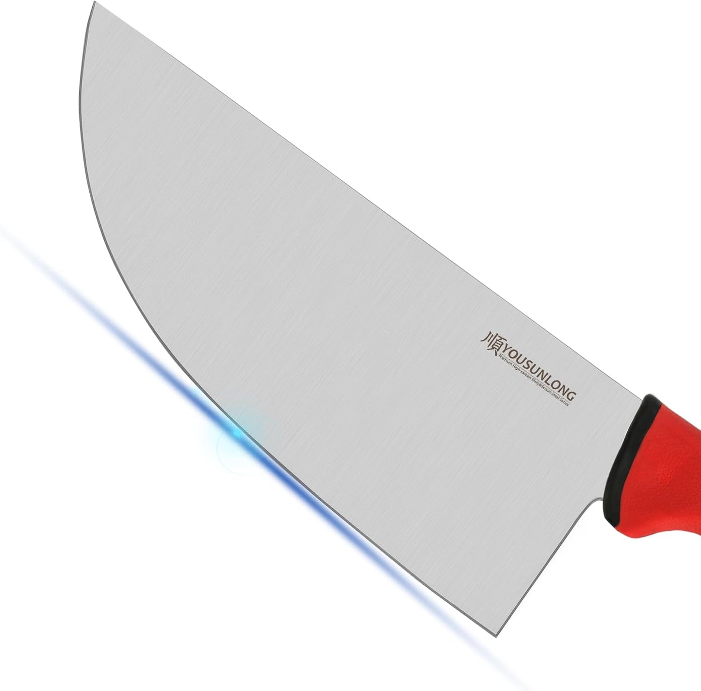 Meat Cleaver Knife - 9 Inch Hybrid Cleaver Butcher Knife - Razor Sharp Premium High Carbon Molybdenum Steel Blade - Ergonomic & Non-slip Handle