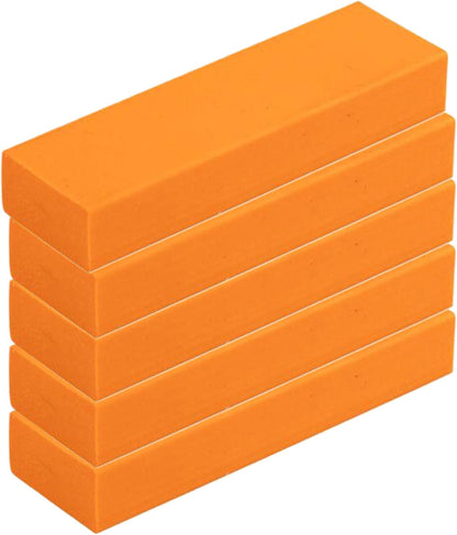 Stainless Steel Scratch Remover Rubber Rust Eraser, 3.2x1x0.5 Inch Stainless Steel Rust Remover, 5PCS Reusable Knife Rust Remover for Kitchen, Bathroom Knife Rust Remover.
