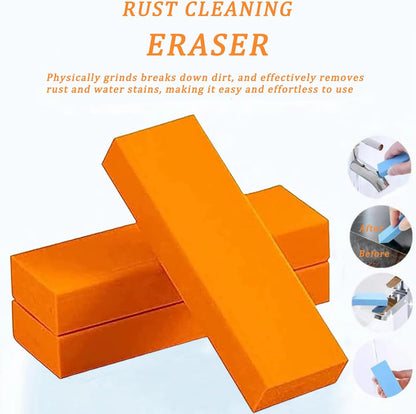 Stainless Steel Scratch Remover Rubber Rust Eraser, 3.2x1x0.5 Inch Stainless Steel Rust Remover, 5PCS Reusable Knife Rust Remover for Kitchen, Bathroom Knife Rust Remover.