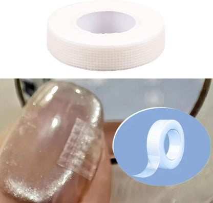 Nail Repair Wrap Fabric Instant Reinforce Repair Bandage Tape Protector Self Adhesive Nail Wrap for Nail Repair Kit Broken Cracked Split Nails UV Gel Acrylic Nail Art Extension Manicure Tool