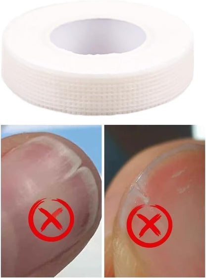 Nail Repair Wrap Fabric Instant Reinforce Repair Bandage Tape Protector Self Adhesive Nail Wrap for Nail Repair Kit Broken Cracked Split Nails UV Gel Acrylic Nail Art Extension Manicure Tool