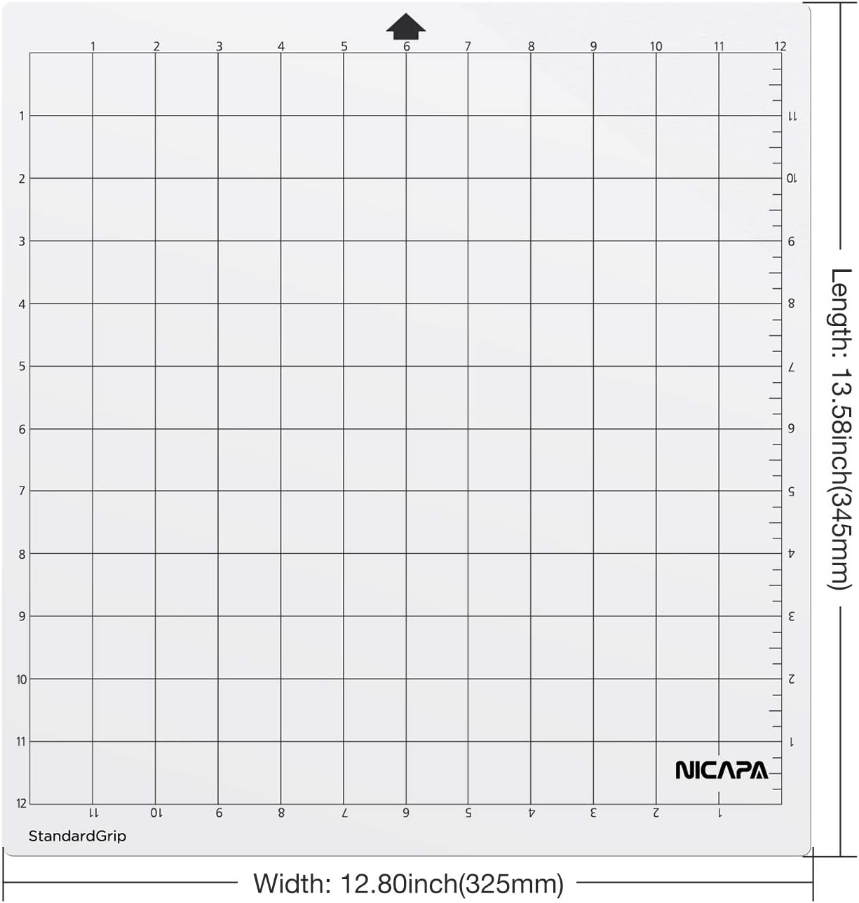 Cutting Mat for Silhouette Cameo 3/2/1 (Light-Grip,12x12 inch 3pack) Adhesive&Sticky Non-Slip Flexible Square Gridded Blue Cut Mats Replacement Accessories Set Matts Vinyl Craft Sewing