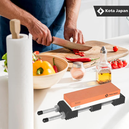 Stainless Steel Adjustable Whetstone Holder with No-Slip Rubber Base - Universal Sharpening Stone Base for 6–8.5 Inch Water Stones - Heavy Duty Non-Skid Knife Sharpening Stone Support Rack