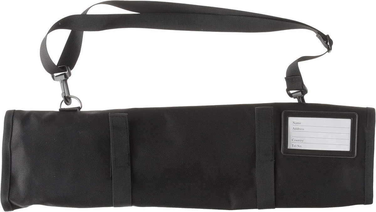 Millennia 8-Piece Knife Roll Set, Black Handles
