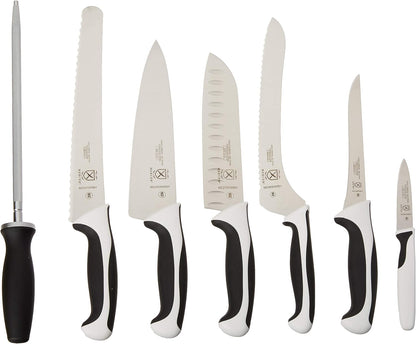 Millennia 8-Piece Knife Roll Set, Black Handles