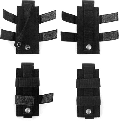 Azarxis Tactical Mini Belt Pouches, Multi-Purpose Small Battery Case Compact Utility EDC Card Slot Holder Waist Bags Military Molle Pack Sundries Storage Pack