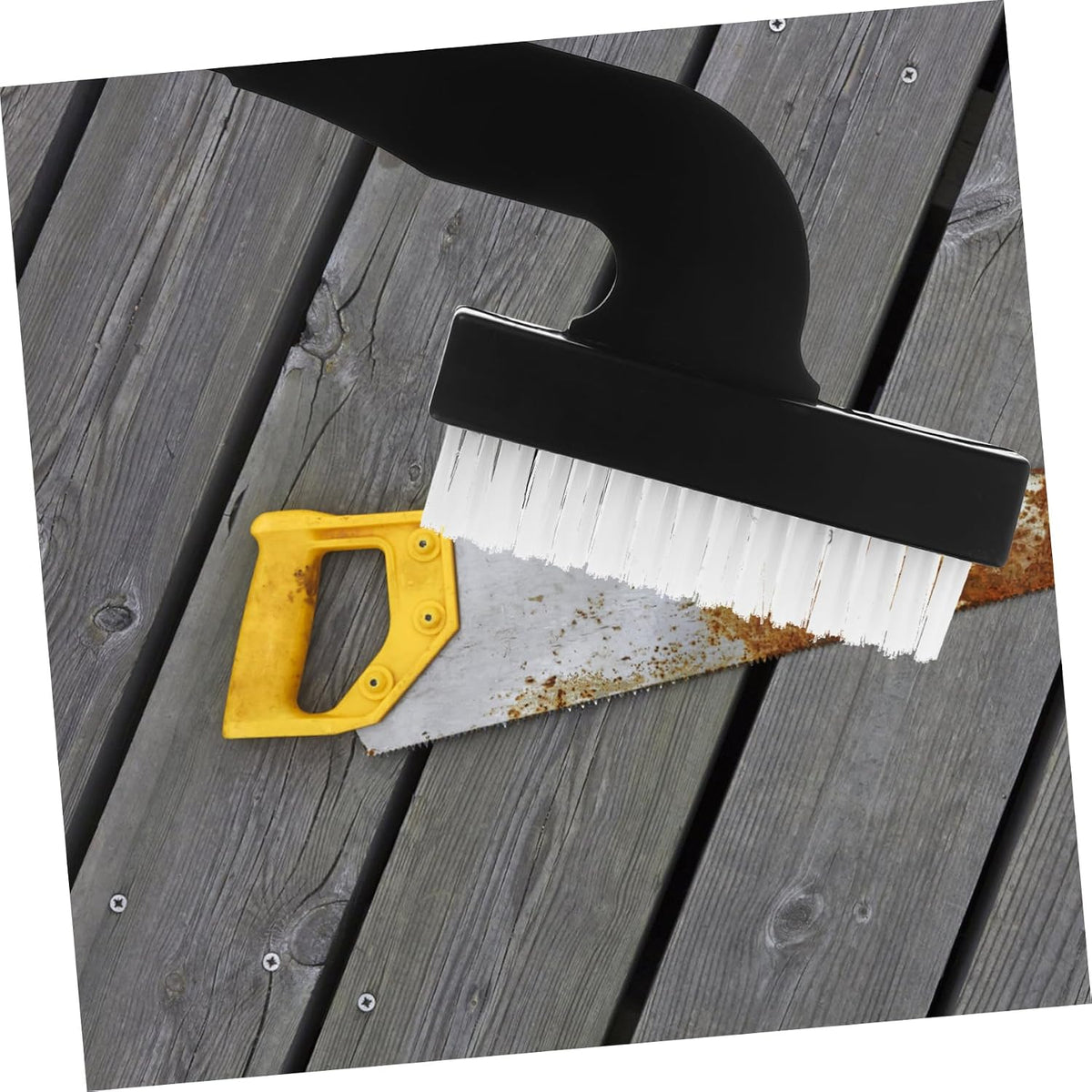 Nylon Rust Removing Brush Attachment for Reciprocating Saw