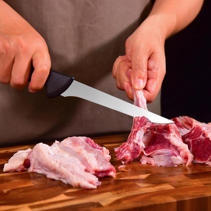 Boning Knife, Deboning Knife 6 in Razor Sharp Blade Cutting Meat | High Carbon Stainless Steel Blade, Ergonomic Non-Slip Handle