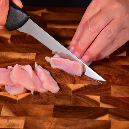 Boning Knife, Deboning Knife 6 in Razor Sharp Blade Cutting Meat | High Carbon Stainless Steel Blade, Ergonomic Non-Slip Handle