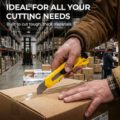 Utility Knives with 30 PCS Extra Blades, Plastic Box Cutters