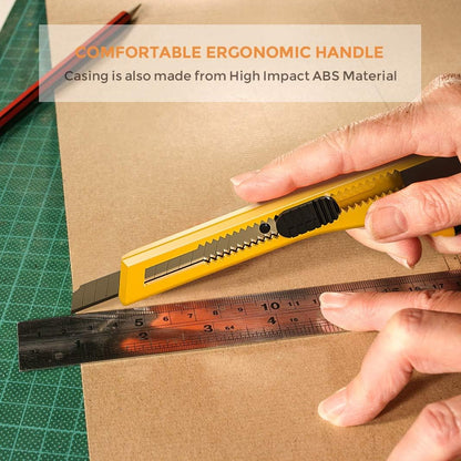 Utility Knives with 30 PCS Extra Blades, Plastic Box Cutters
