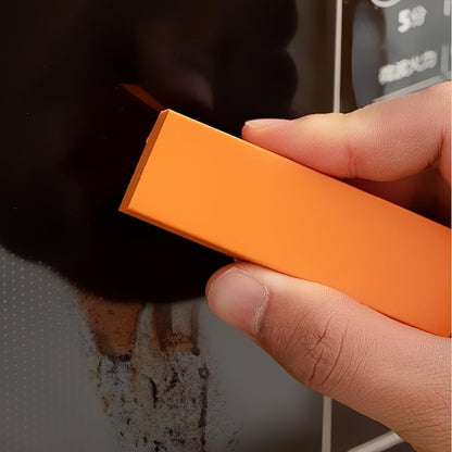 2pcs Heavy Duty Kitchen Cleaning Tool for Stubborn Limescale and Rust Removal, Orange