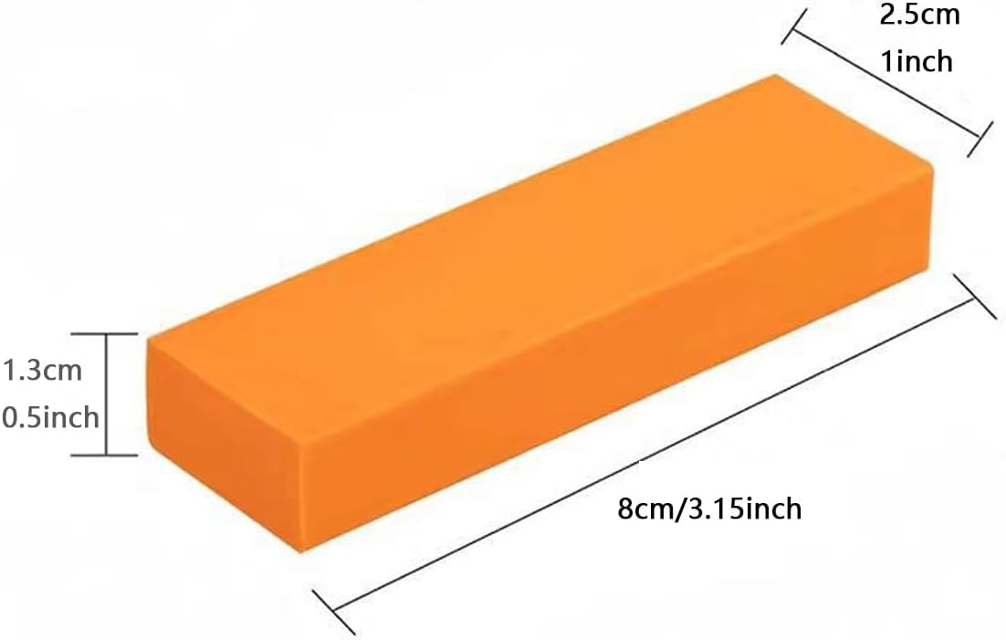2pcs Heavy Duty Kitchen Cleaning Tool for Stubborn Limescale and Rust Removal, Orange