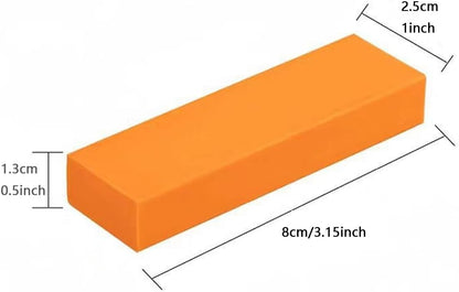 2pcs Heavy Duty Kitchen Cleaning Tool for Stubborn Limescale and Rust Removal, Orange