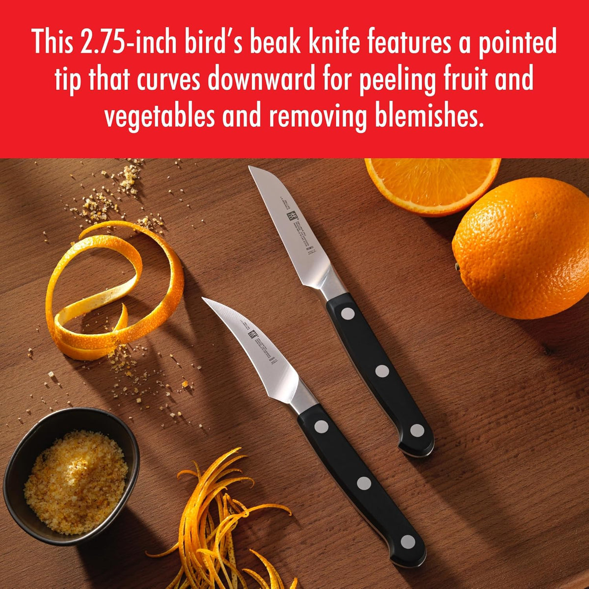 Pro 2.75" Bird's Beak Peeling Knife