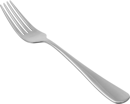 Stainless Steel Dinner Knives with Round Edge, Silverware, Table Knives, Restaurant Quality, Pack of 12, Silver