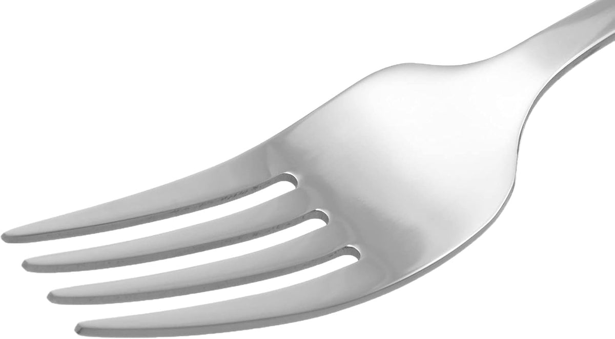 Stainless Steel Dinner Knives with Round Edge, Silverware, Table Knives, Restaurant Quality, Pack of 12, Silver