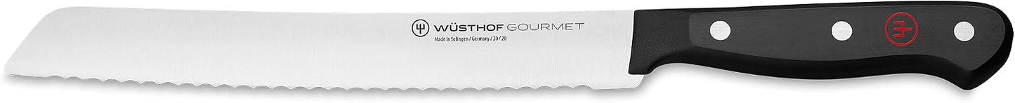 Wüsthof Gourmet 8" Bread Knife, Black