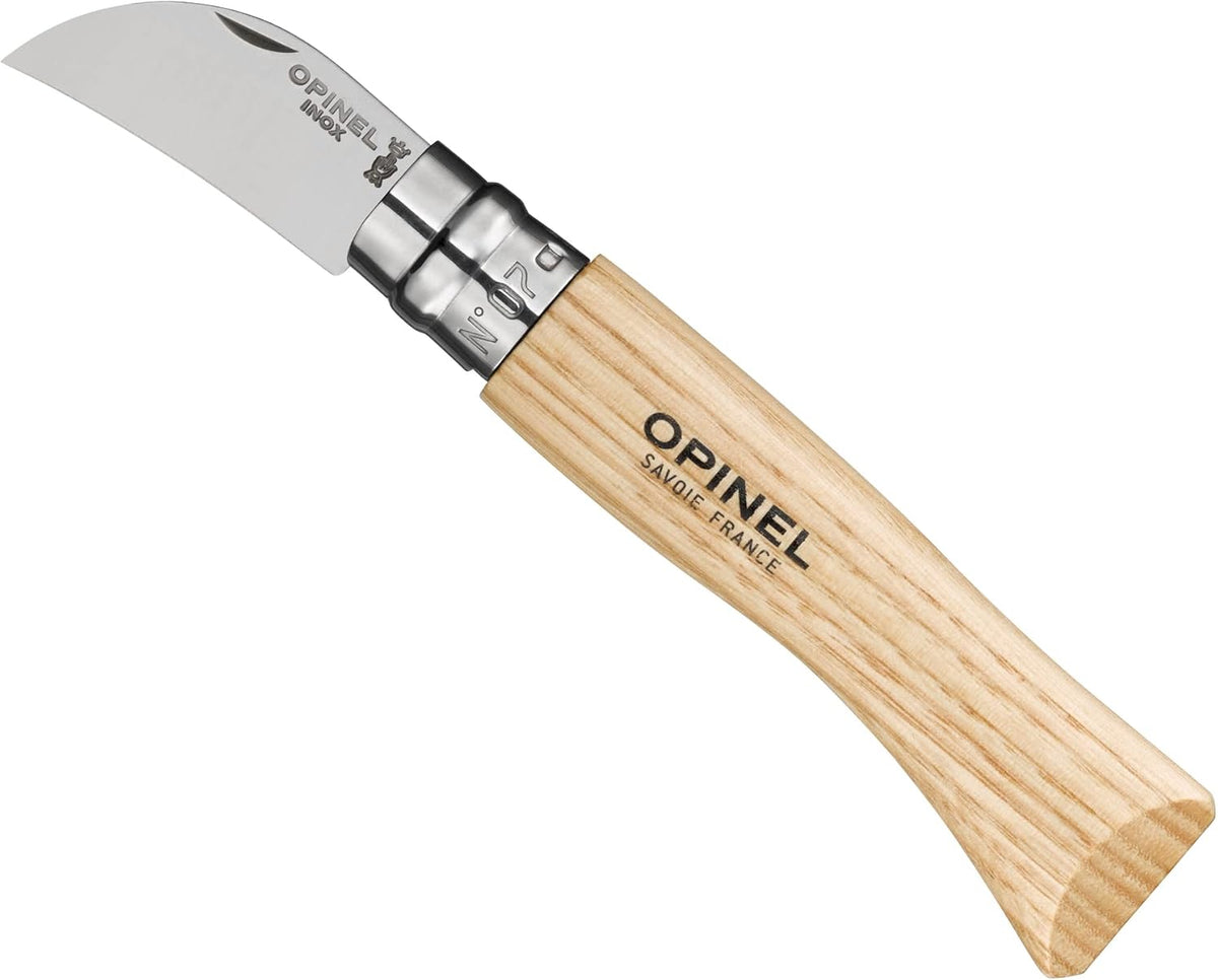 No. 07 Scoring Folding Knife, Stainless Steel, Chestnut Wood Handle