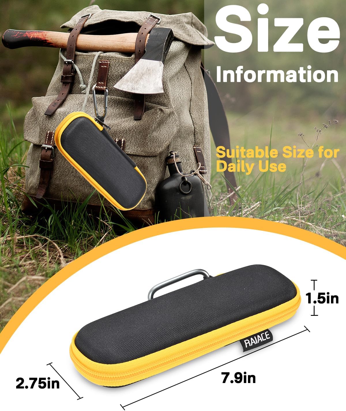 Hard Travel Carrying Case for Work Sharp Guided Field Sharpener - Black