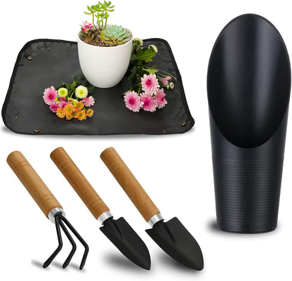 5 Pcs Succulent Tools, Mini Garden Tools, Small Indoor Plant Repotting Set | Pruning Scissors as Plant Accessories, Gardening Hand Tools Kit for Seedling Soil,Caring Succulent,Houseplant,Bonsai