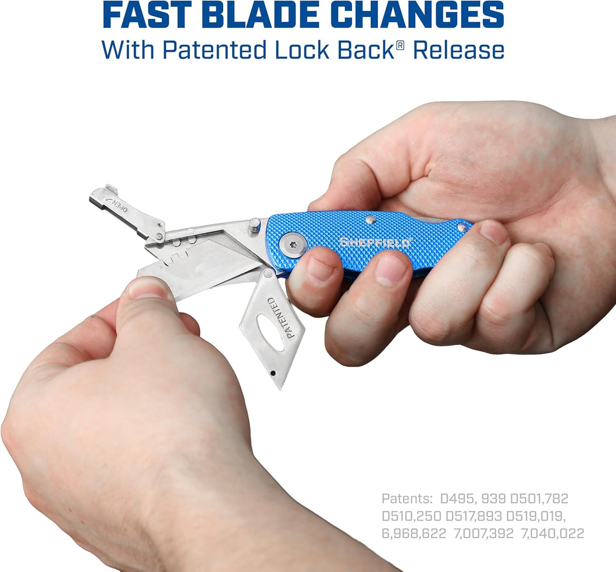 12514 Lock Back Utility Knife with Aluminum Handle