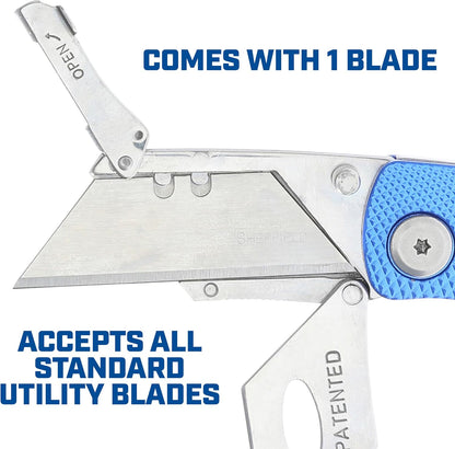 12514 Lock Back Utility Knife with Aluminum Handle